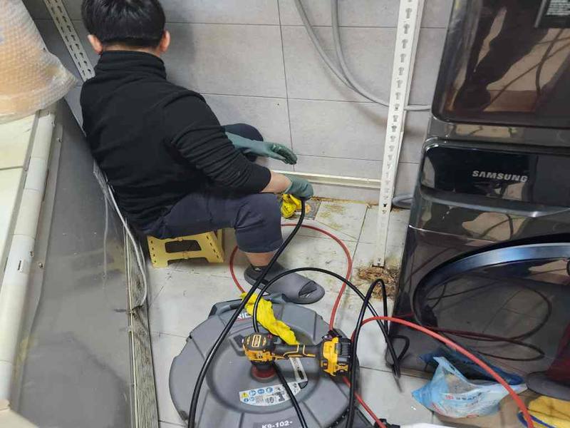 양평 싱크대막힘 작업사례 4
